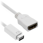 ADAPTADOR MINI DVI MACHO A HDMI HEMBRA