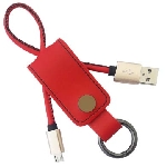 CABLE USB V2.0 A MICRO TIPO LLAVERO HOMBRE ROJO