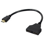 VIDEO SPLITTER HDMI 2 DISPOSITIVOS A 1 PC