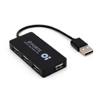 HUB USB V2.0 BÁSICO, 4 PUERTOS
