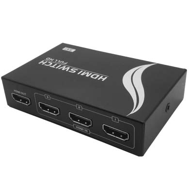 MULTIPLEXOR HDMI 3 A 1 MANUAL CON CONTROL REMOTO 0