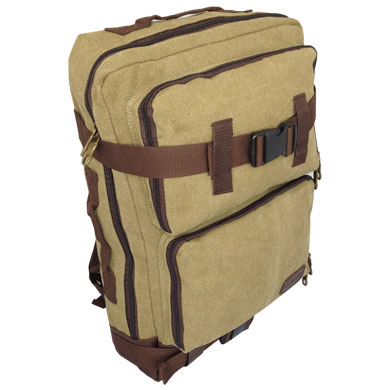 MALETÍN BACKPACK ÁFRICA PARA LAPTOP DE  17", COLOR TABACO 0
