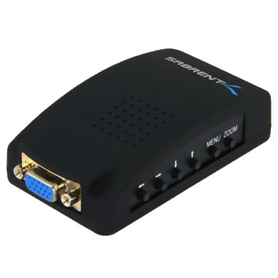 CONVERTIDOR DE PC A TV CON ALIMENTACION VIA USB 0