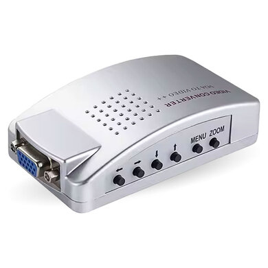 CONVERTIDOR DE PC A TV CON ALIMENTACION VIA USB 0