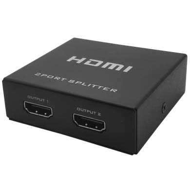 VIDEO SPLITTER HDMI 2 DISPOSITIVOS A 1 PC SOPORTA 2K Y 4K 0