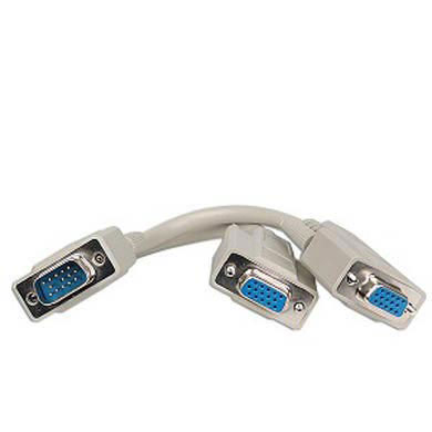 CABLE SVGA PARA MONITOR "Y" HD15 X 2 0