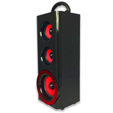 BOCINA PORTABLE KS-432 EXTRALARGE ROJA 0