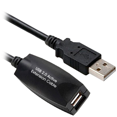CABLE USB V2.0 EXTENSIÓN ACTIVA, 4.9 m 0