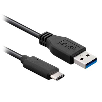 CABLE USB V3.0 TIPO "C" A TIPO "A", 1.0 M 0