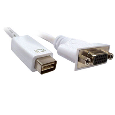 ADAPTADOR MINI DISPLAY DVI MACHO A SVGA HEMBRA 0