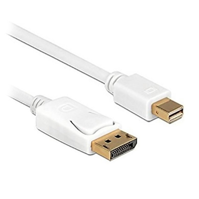 CABLE DISPLAY PORT A MINI DISPLAY PORT, 1.8 m, BLANCO 0