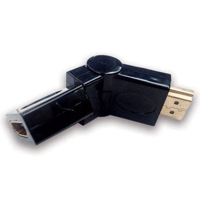 ADAPTADOR COPLE HDMI MACHO-HEMBRA 360º 0