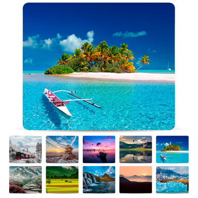 MOUSEPAD PAISAJES, PAQUETE CON 10 PIEZAS 0