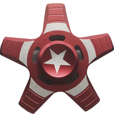 SPINNER ANTIESTRESS CAPITAN AMERICA ROJO 0