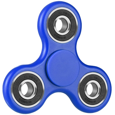 FIDGET SPINNER FINGER ANTIESTRES AZUL 0
