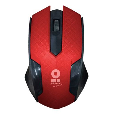 MOUSE BÁSICO ERGONÓMICO USB, ROJO 0