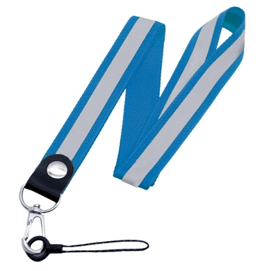 CORREA PARA MEMORIA USB "RAYAS", AZUL REY 0