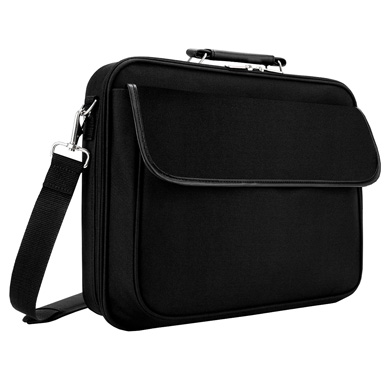MALETÍN PORTAFOLIO PARA LAPTOP DE 15.6" CLASSIC, NEGRO 0