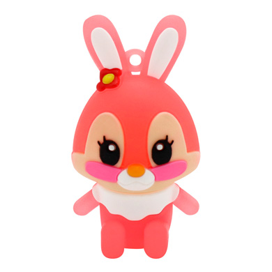 MEMORIA FLASH USB 32GB, CONEJA ROSA 0