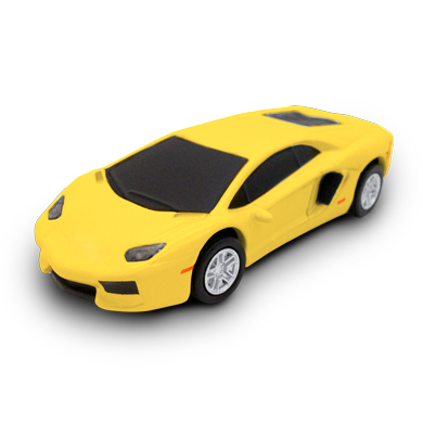 MEMORIA USB DE 4 GB LAMBORGHINI AMARILLO 0