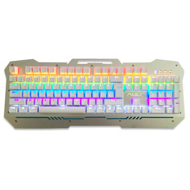TECLADO USB GAMER METALICO ILUMINADO 0