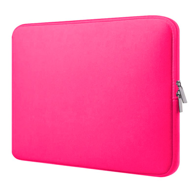 FUNDA DE NEOPRENO PARA LAPTOP 14.0", BÁSICA, ROSA 0
