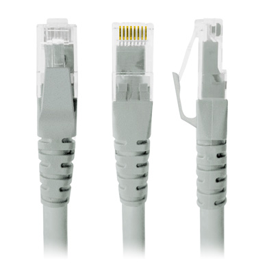 CABLE PATCH CAT6 UTP GRIS, 1.0 metros (3.3 FT) 0