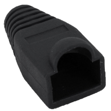 PROTECTOR DE PLUGS DE BOTA, COLOR NEGRO, 100 PIEZAS 0