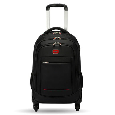 MALETÍN BACKPACK ANTIRROBO CARRY ON PARA LAPTOP DE 15" A 18", NEGRO 0