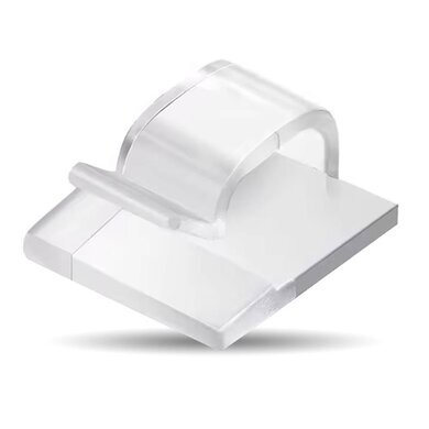 ORGANIZADOR ADHESIVO PARA CABLES, 24 PIEZAS
TRANSPARENTE 0