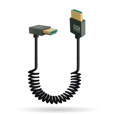 CABLE HDMI V2.0 EN ESPIRAL SOPORTA 8K
 0