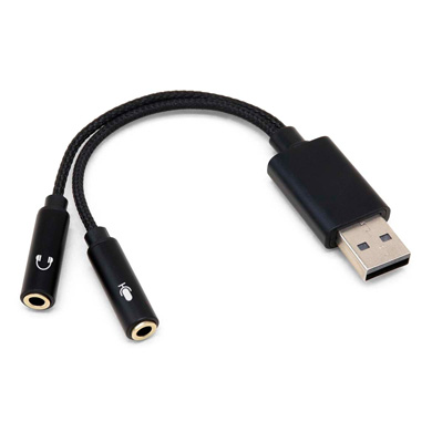 CONVERTIDOR USB A AUDIO 5.1 DUAL, 14 CM 0