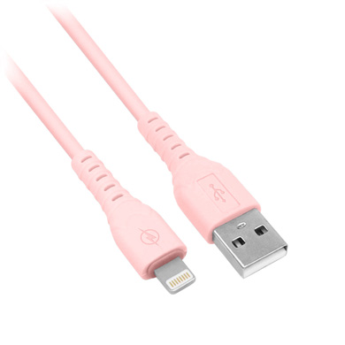 CABLE CARGA RÁPIDA LIGHTNING, PVC ROSA 0