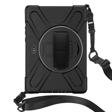 FUNDA DE USO RUDO CON CORREA Y GIRO 360º PARA SAMSUNG GALAXY ACTIVE PRO 10.1" T540, T545, T547, T630, T636 ACTIVE4 PRO  0