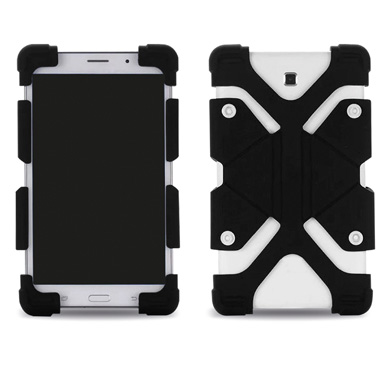 FUNDA PROTECTORA UNIVERSAL PARA TABLETAS DE 10" Y 12" DE SILICÓN, NEGRO
 0