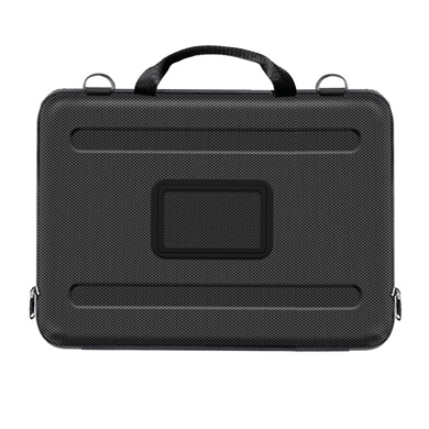 MALETÍN PORTAFOLIO RÍGIDO DE USO RUDO NEGRO 11"- 13.8" 0