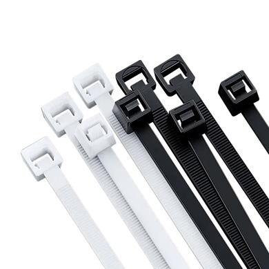 CINCHO NYLON EN COLORES BLANCO Y NEGRO (AMBOS) 20 CMS 200 PIEZAS 0
