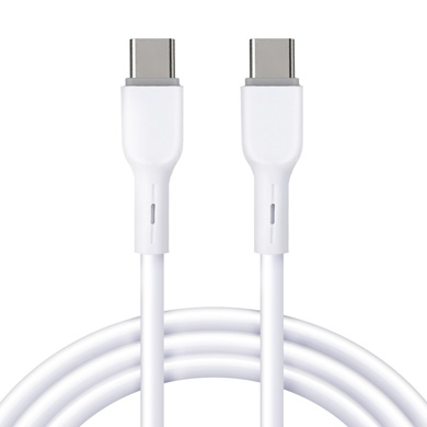 FASTCHARGE CABLE USB V3.0 TIPO C-C BLANCO 0