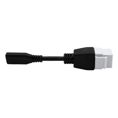 JACK TIPO USB C - C HEMBRA - HEMBRA CON CABLE 0
