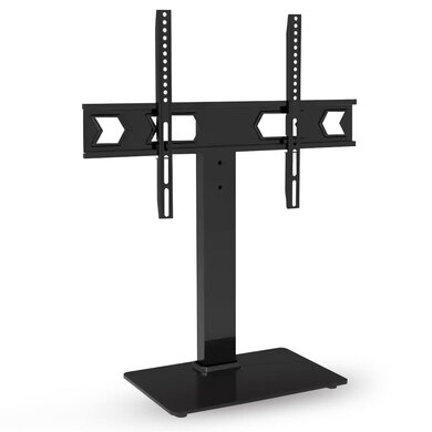SOPORTE DE TV CON BASE DE CRISTAL TEMPLADO PARA PANTALLA DE 37"A 75" 0