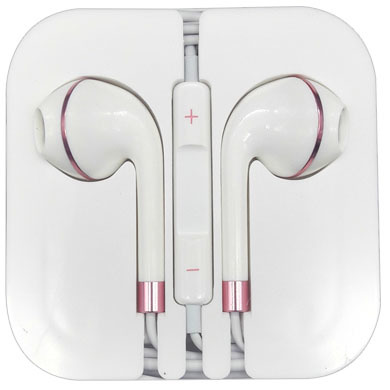 AUDÍFONOS AISLADORES DE RUIDO PARA IPHONE  LÍNEA ROSA 0