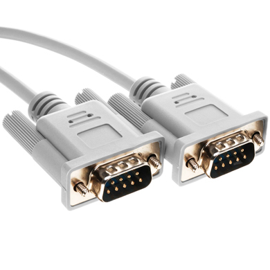 CABLE SERIAL PARA IMPRESORA DB9 MACHO A MACHO DE 1.8MTS 0