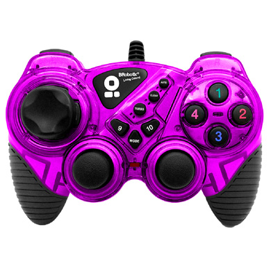 CONTROL PARA VIDEOJUEGOS RUMBLEPAD, MORADO 0
