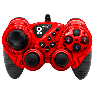 CONTROL PARA VIDEOJUEGOS RUMBLEPAD, ROJO 0