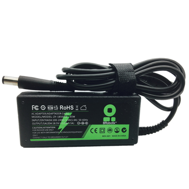 CARGADOR PARA LAPTOP COMPATIBLE CON COMPATIBLE CON HP Y COMPAQ PIN CENTRAL 18.5V-3.5A 0