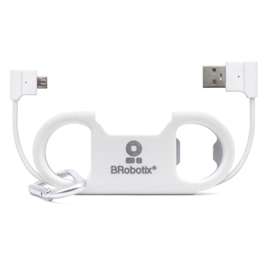 DESTAPADOR CON CABLE USB V2.0 A MICRO "B", BLANCO 0